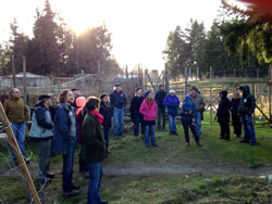 Community Farms roundtable at OUR Ecovillage, Shawnigan Lake (Photo: J. Dennis)