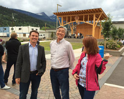 Touring downtown Smithers BC with Mayor Bachrach