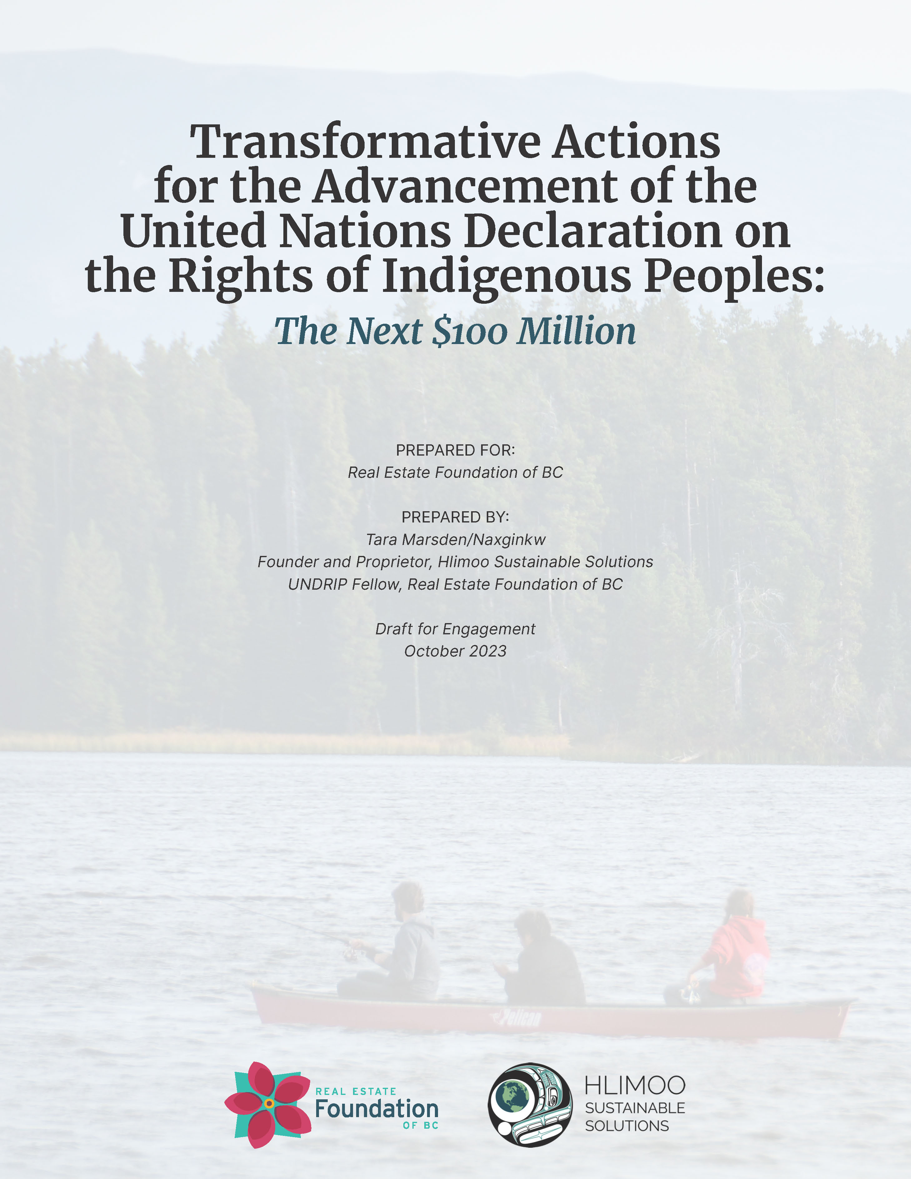Transformative Actions for the Advancement of UNDRIP